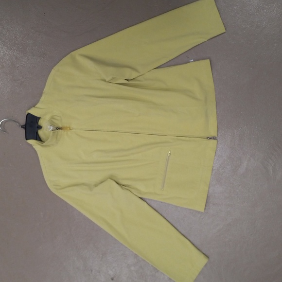 Zenergy By Chico's Sage Colored, 1 Pocket, Zip Up,  LIGHTWEIGHT, Jacket - Picture 5 of 11